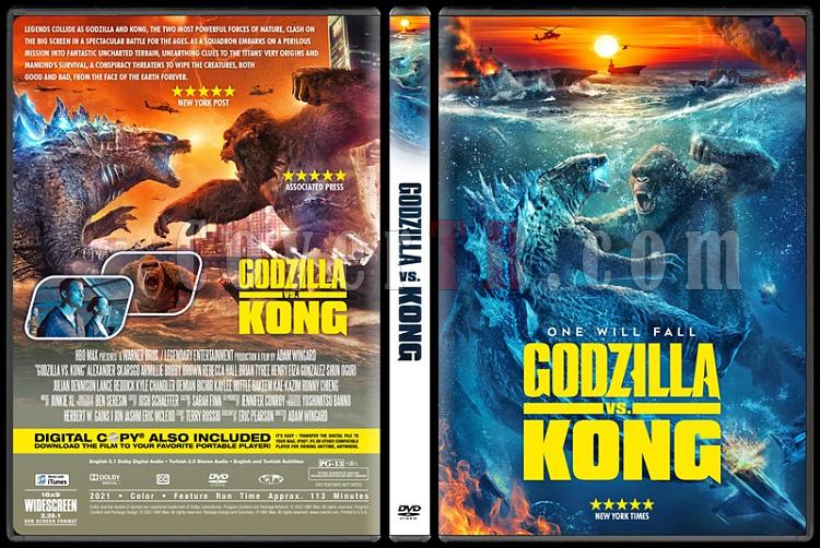 Godzilla vs. Kong - Custom Dvd Cover - English [2021]-1jpg