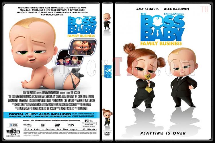 The Boss Baby: Family Business (Patron Bebek 2: Aile Şirketi) - Custom Dvd Cover - English [2021]-2jpg