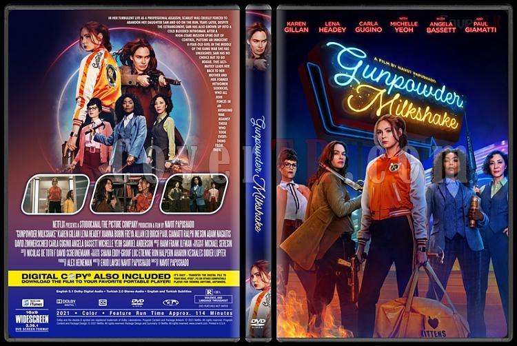 Gunpowder Milkshake (Barut Kokteyli) - Custom Dvd Cover - English [2021]-1jpg