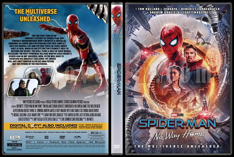 Spider-Man: No Way Home (Örümcek-Adam: Eve Dönüş Yok) - Custom Dvd Cover - English [2021]-01jpg
