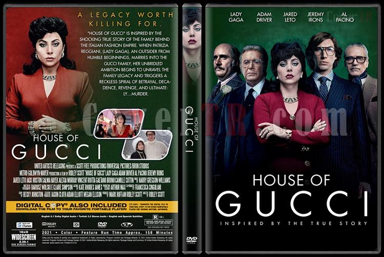 House of Gucci (Gucci Ailesi) - Custom Dvd Cover - English [2021]-1jpg