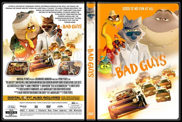 The Bad Guys (Kim Demiş Kötüyüz Diye?) - Custom Dvd Cover - English [2022]-2jpg