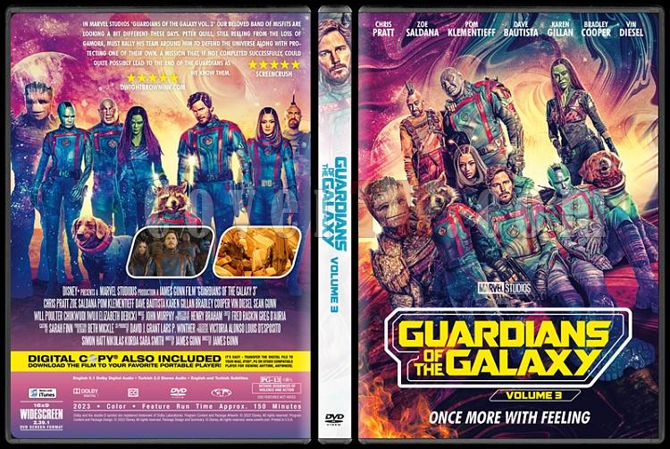 Guardians of the Galaxy Vol. 3 (Galaksinin Koruyucuları 3) - Custom Dvd Cover - English [2023]-1jpg