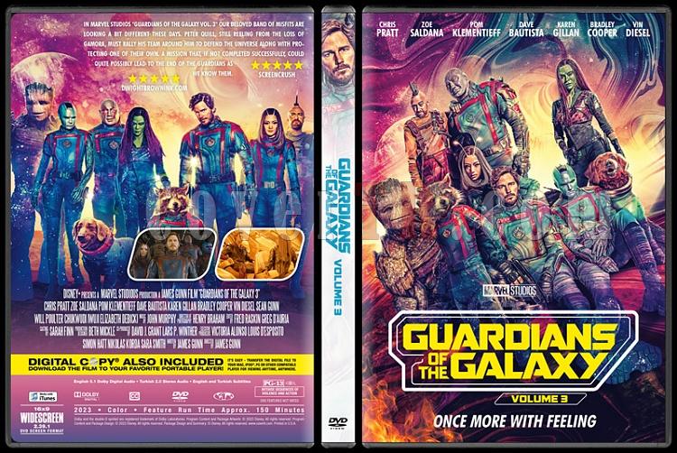 Guardians of the Galaxy Vol. 3 (Galaksinin Koruyucular 3) - Custom Dvd Cover - English [2023]-1jpg