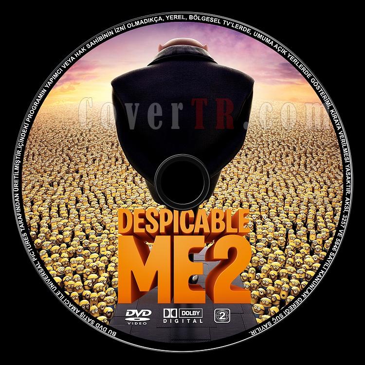 Despicable Me 2 (lgn Hrsz 2) - Custom Dvd Label - Trke [2013]-despicable-me-2jpg