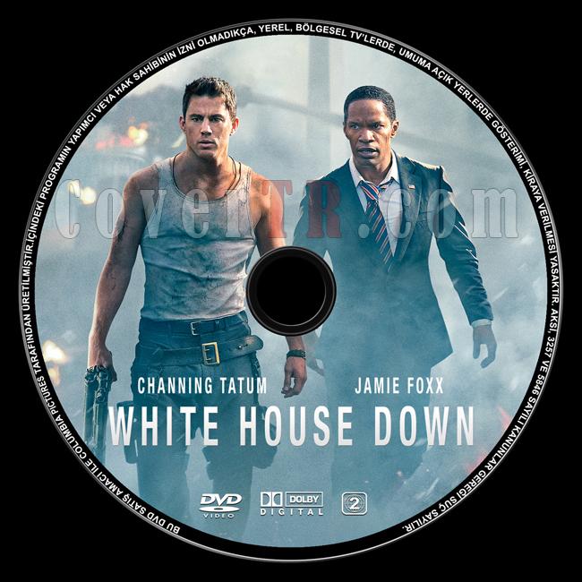 White House Down (Beyaz Saray Dt) - Custom Dvd Label - Trke [2013]-v2jpg