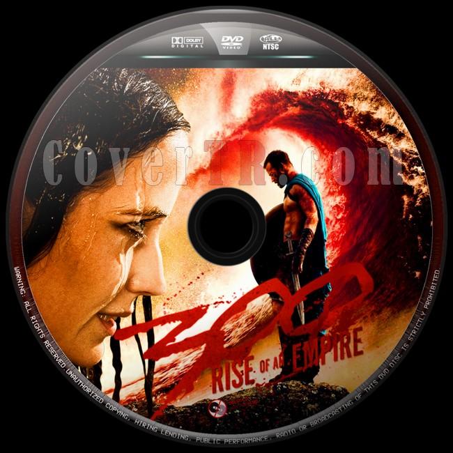 300: Rise of an Empire (300: Bir mparatorluun Ykselii) - Custom Dvd Label - English [2014]-300jpg