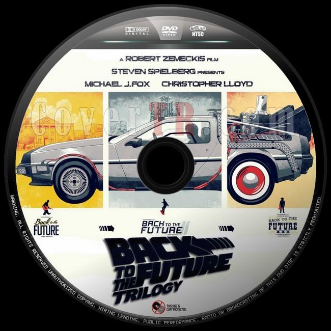 Back to the Future Trilogy (Gelecee Dn lemesi) - Custom Dvd Label - English-gelecege-donus-seti-2jpg