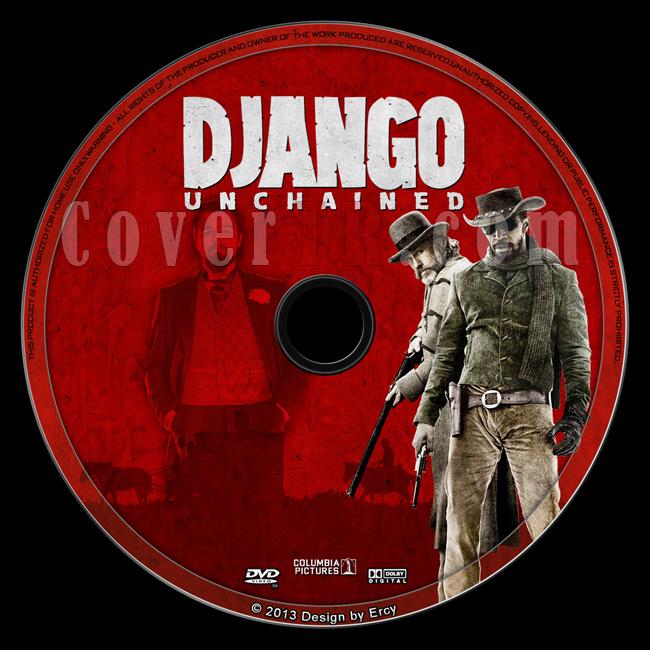 Django Unchained - Custom Dvd Label - English [2012]-django-unchained-custom-dvd-labeljpg