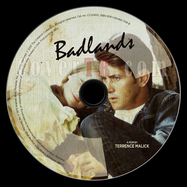 Badlands - Custom Dvd Label - English [1973]-badlands_labeljpg