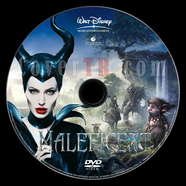 Maleficent (Malefiz) - Custom Dvd Label - English [2014]-onizlemejpg