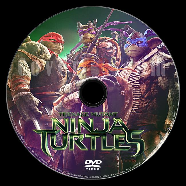 Teenage Mutant Ninja Turtles (Ninja Kaplumbaalar) - Dvd Custom Label - English [2014]-onizlemejpg