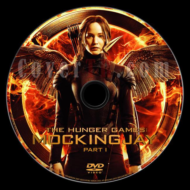 The Hunger Games: Mockingjay - Part 1 (Alk Oyunlar: Alayc Ku - Blm 1) - Custom Dvd Label - English [2014]-onizlemejpg