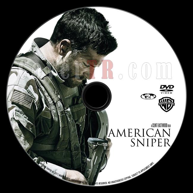 American Sniper (Keskin Nianc) - Custom Dvd Label - English [2014]-onizlemejpg