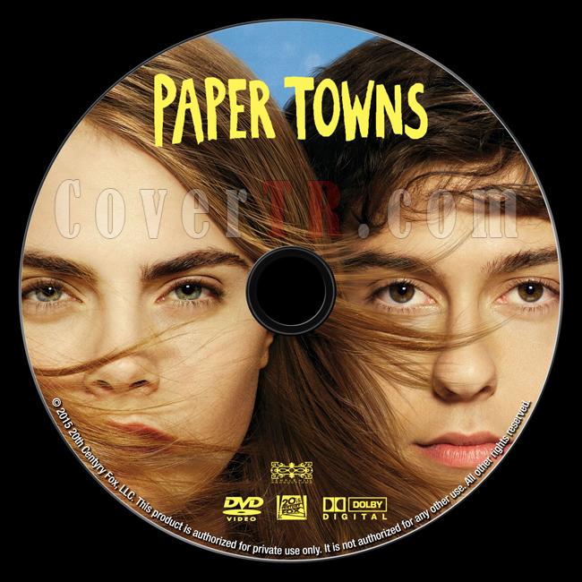 Paper Towns - Custom Dvd Label - English [2015]-paper-prejpg