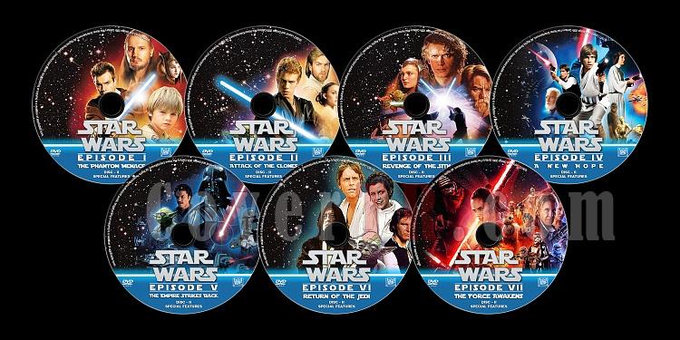 Star Wars Collection (Disc II: Spical Features) - Custom Dvd Label Set - English [1977-2015]-sfjpg