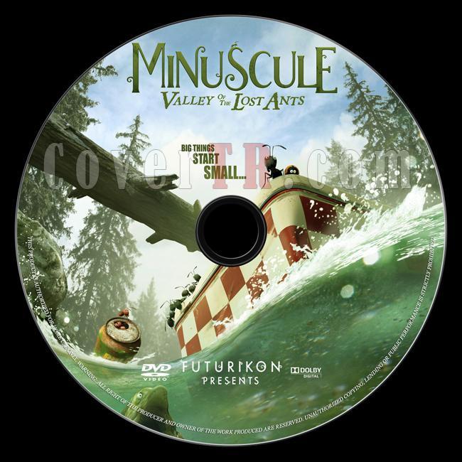 Minuscule: Valley of the Lost Ants (Minuscule: Kayıp Karıncalar Vadisi) - Custom Dvd Label - English [2013]-onizlemejpg