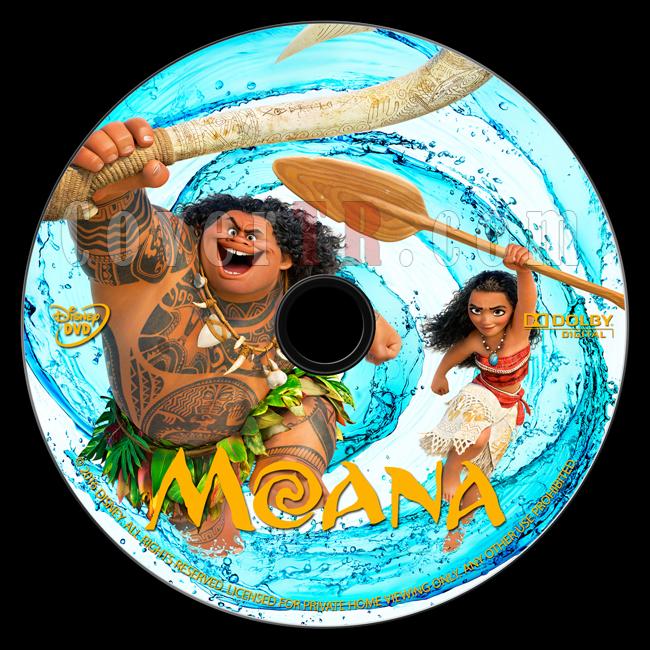 Moana - Custom Dvd Label - English [2016]-onizlemejpg