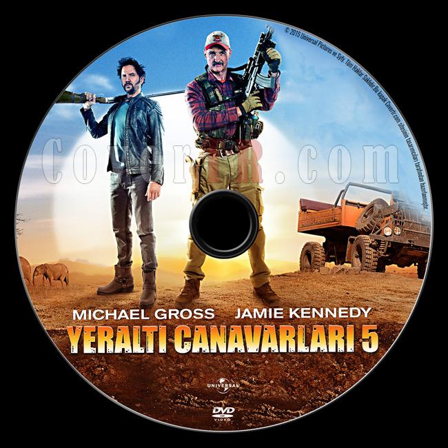 Tremors 5: Bloodlines (Yeralt Canavarlar 5)  - Custom Dvd Label - Trke [2015]-previewjpg