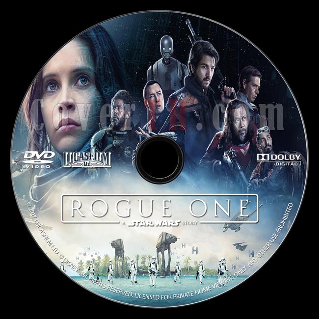Rogue One: A Star Wars Story (Rogue One: Bir Star Wars Hikayesi) - Custom Dvd Label - English [2016]-onizlemejpg