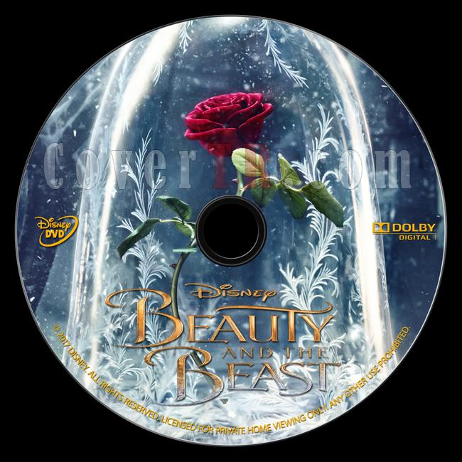 Beauty and the Beast (Gzel ve irkin) - Custom Dvd Label - English [2017]-onizlemejpg