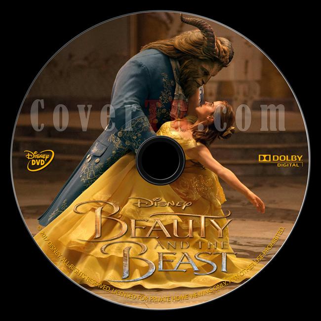 Beauty and the Beast (Gzel ve irkin) - Custom Dvd Label - English [2017]-onizlemejpg