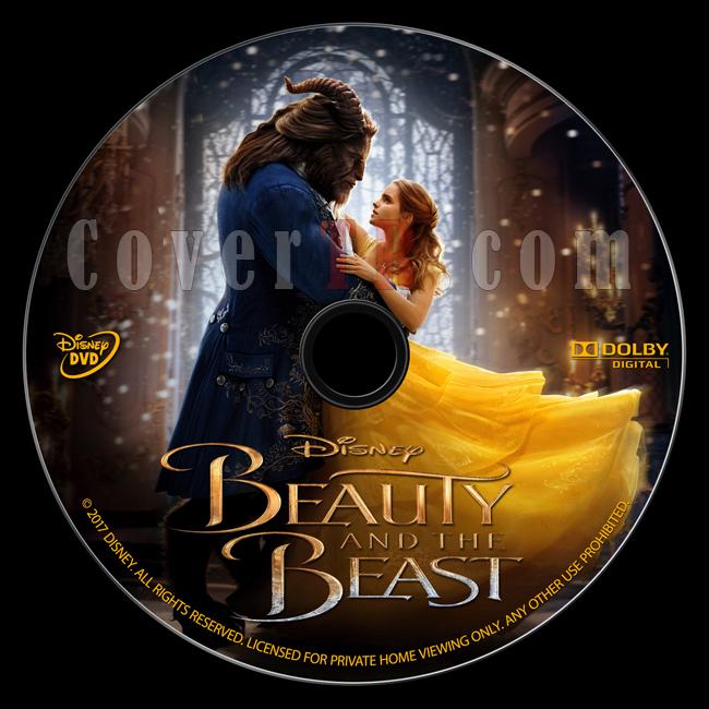 Beauty and the Beast (Gzel ve irkin) - Custom Dvd Label - English [2017]-onizlemejpg