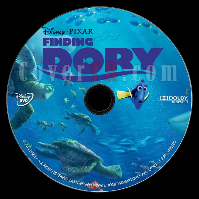 Finding Dory (Kayıp Balık Dori) - Custom Dvd Label - English [2016]-onizlemejpg