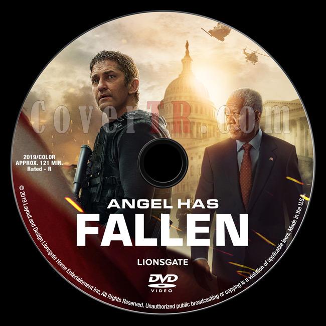 Angel Has Fallen (Kod Ad: Angel) - Custom Dvd Label - English [2019]-3jpg