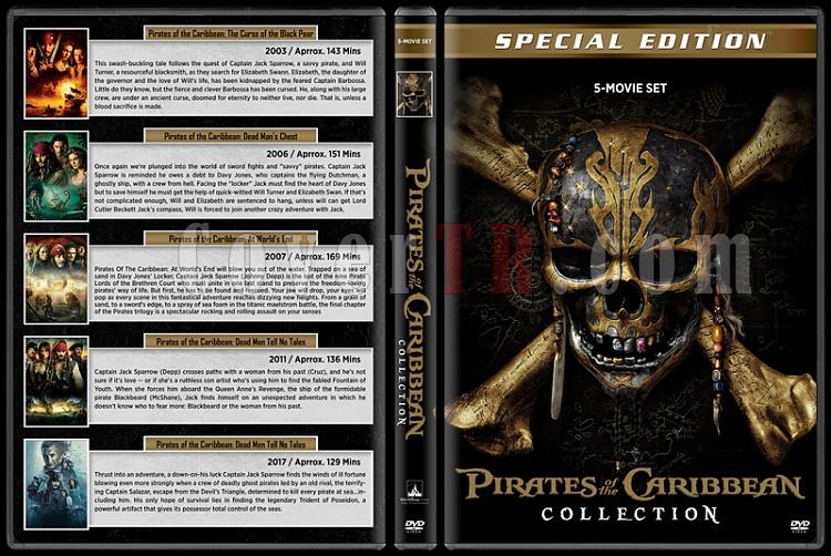 Pirates of the Caribbean Collection (Karayip Korsanlar Koleksiyonu) - Custom Dvd Cover Box Set - English [2003-2017]-1jpg