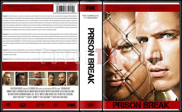 Prison Break (Seasons 1-4) - Custom Dvd Cover Box Set - English [2005-2009]-prisonjpg