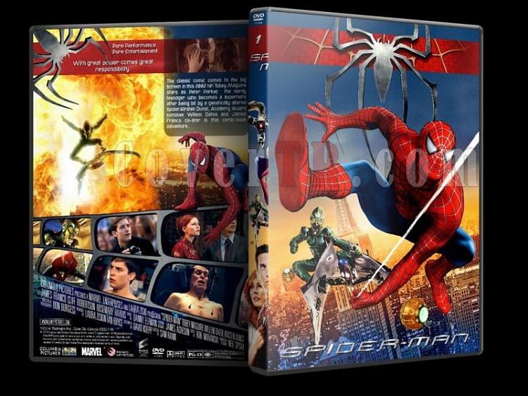 Spider-Man (rmcek Adam) Trilogy - Custom Dvd Cover Set - English-spider-man-1-dvd-coverjpg