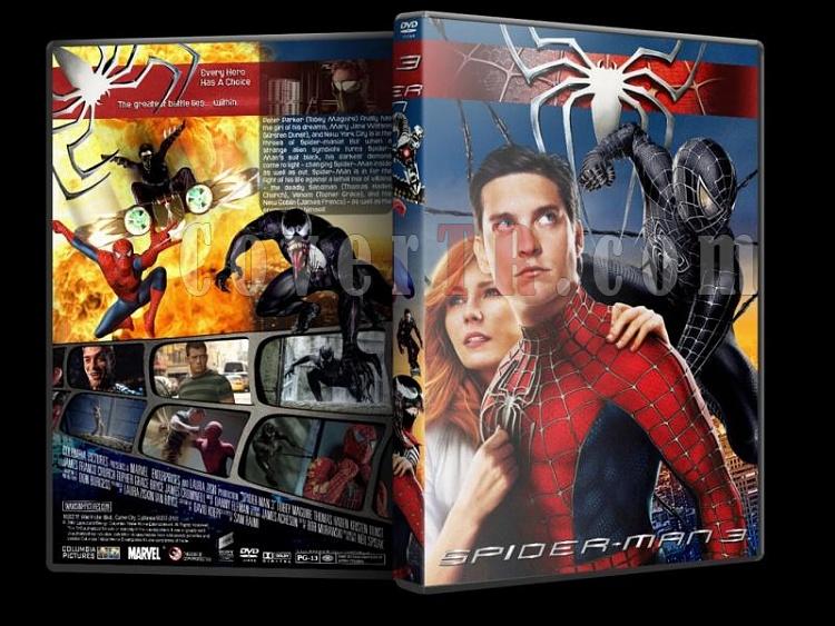 Spider-Man (rmcek Adam) Trilogy - Custom Dvd Cover Set - English-spider-man-3-dvd-coverjpg