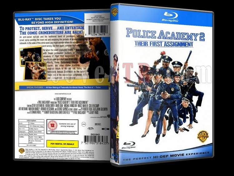 Police Academy (Polis Akademisi) - Custom Dvd Cover - English [1984-1994]-police-academy-bluray-disk-2jpg