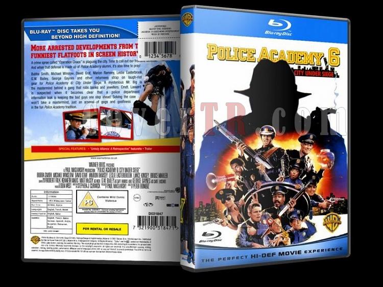 Police Academy (Polis Akademisi) - Custom Dvd Cover - English [1984-1994]-police-academy-bluray-disk-6jpg