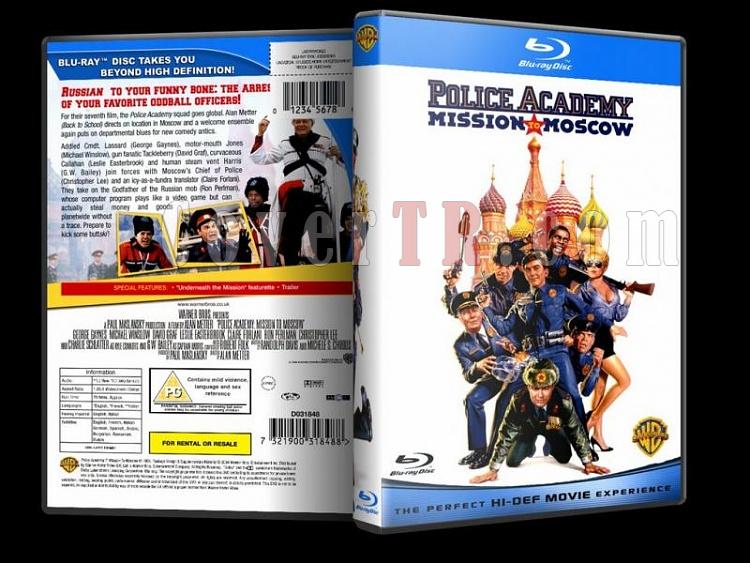 Police Academy (Polis Akademisi) - Custom Dvd Cover - English [1984-1994]-police-academy-bluray-disk-7jpg