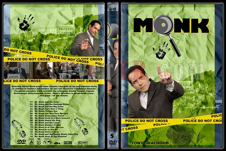 Monk (Seasons 1-8) - Custom Dvd Cover Set - English [2002-2009]-monk-season-5jpg