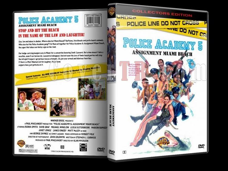 Police Academy  (Polis Akademisi) - Custom Dvd Cover Set - English [1984-1994]-polis-akademisi-5-dvd-coverjpg