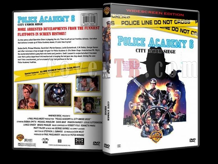 Police Academy  (Polis Akademisi) - Custom Dvd Cover Set - English [1984-1994]-polis-akademisi-6-dvd-coverjpg