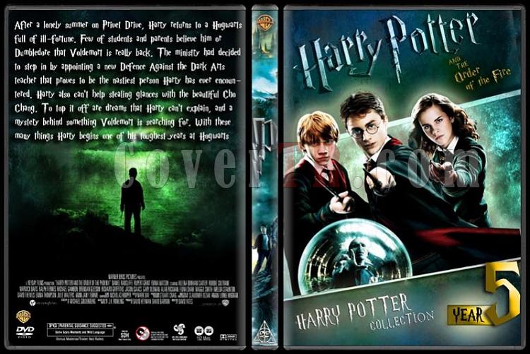 Harry Potter Collection - Custom Dvd Cover Set - English-hp5jpg