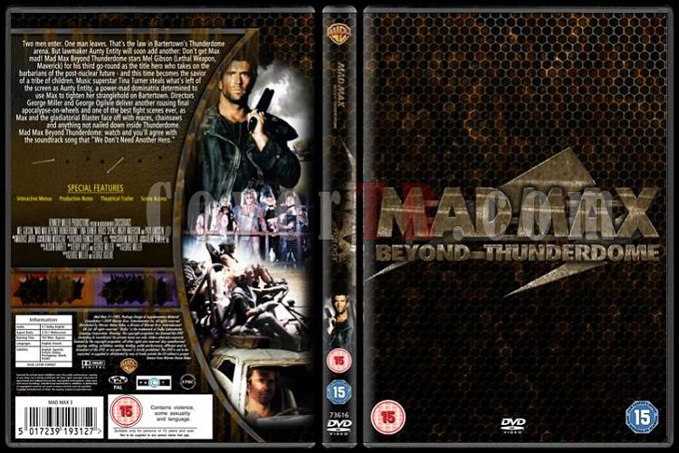 Mad Max (Trilogy) - Custom Dvd Cover Set - English [1979-1985]-02jpg