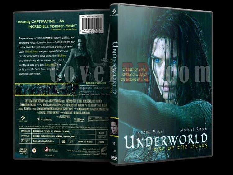 Underworld (Karanlklar lkesi) - Custom Dvd Cover Set - English [2003-2009]-underworld-rise-lycans-dvd-coverjpg