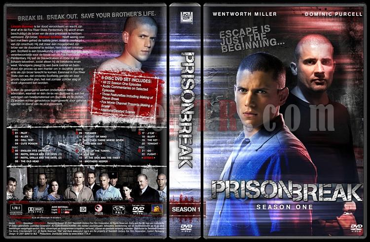 Prison Break (Season 1-4) - Custom Dvd Cover Set - English [2005-2009]-prison-break-season-1-dvd-coverjpg