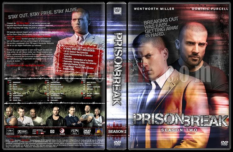 Prison Break (Season 1-4) - Custom Dvd Cover Set - English [2005-2009]-prison-break-season-2-dvd-coverjpg