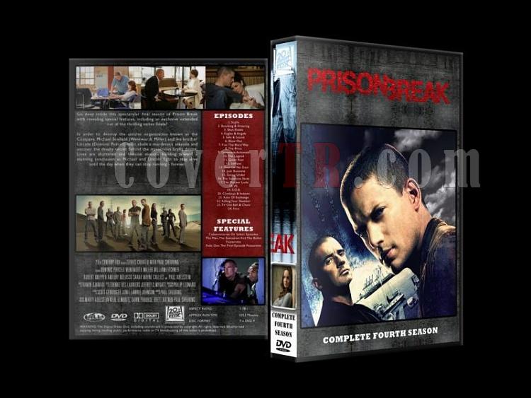 Prison Break (Seasons 1-4) - Custom Dvd Cover Set - English [2005-2009]-prison-break-season-4jpg