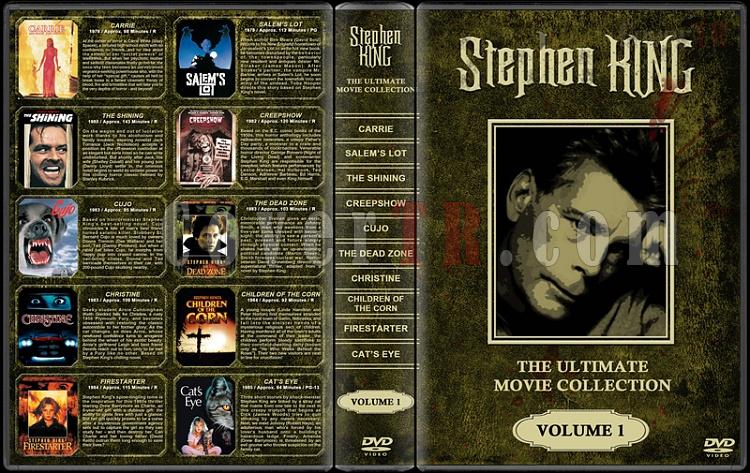 Stephen King (Ultimate Movie Collection) - Custom Dvd Cover Set - English [1976-2011]-stephen-king-ultimate-movie-collection-1jpg