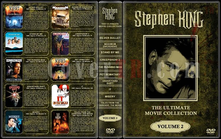 Stephen King (Ultimate Movie Collection) - Custom Dvd Cover Set - English [1976-2011]-stephen-king-ultimate-movie-collection-2jpg