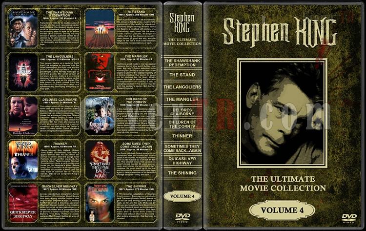 Stephen King (Ultimate Movie Collection) - Custom Dvd Cover Set - English [1976-2011]-stephen-king-ultimate-movie-collection-4jpg