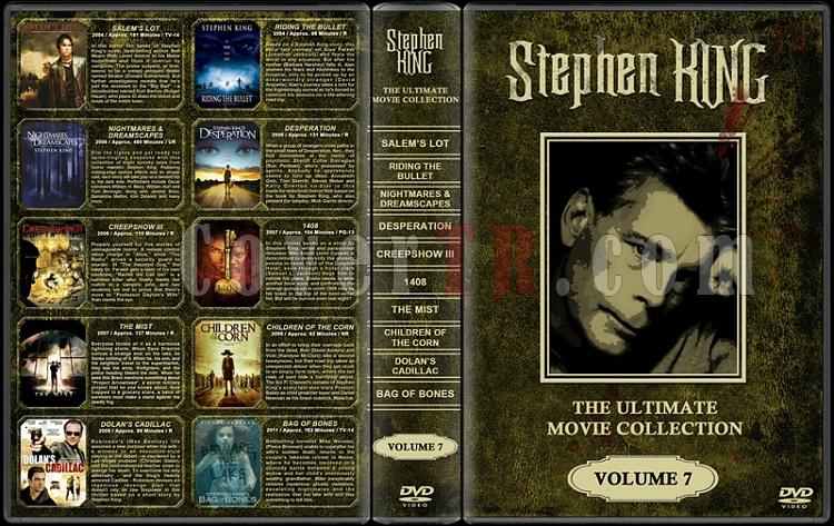 Stephen King (Ultimate Movie Collection) - Custom Dvd Cover Set - English [1976-2011]-stephen-king-ultimate-movie-collection-7jpg