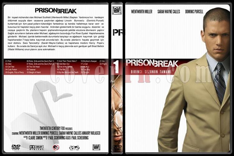 Prison Break (Seasons 1-4) - Custom Dvd Cover Set - Trke [2005-2009]-1jpg